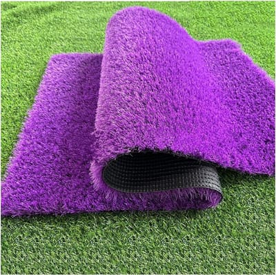 Kunstgras Tapijt - Decoratief Gazon - Buiten Decoratie - Realistisch Uiterlijk - 78 x 129 cm - Violet