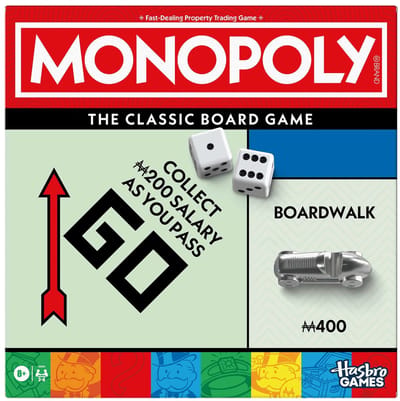 Hasbro bordspel Monopoly Classic - Engelstalig - Familiespel - Educatief speelgoed.