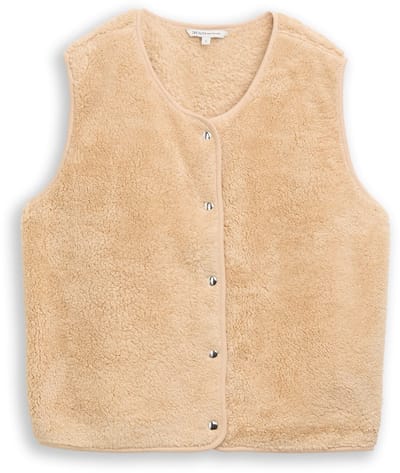 Teddy Mouwloze Vest Dames Tom Tailor Denim