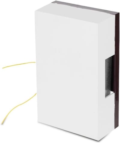 Draadloze Deurbel met Wandmontage, Toegangscontrolesysteem met Ding Dong Geluiden (Wit, 220V)
