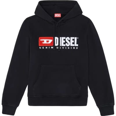 Diesel Ginn Hoodie Zwart S Man