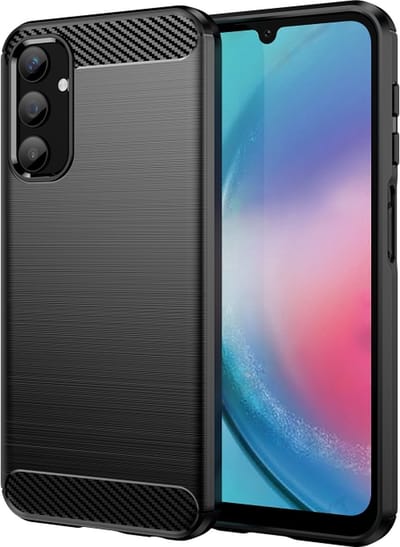 Silicone TPU gel zwart hoesje Telefoonhoesje geschikt voor Samsung Galaxy A25 5G