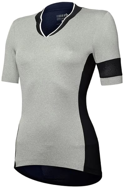 Rh+ E-bike T-shirt Met Korte Mouwen Zwart,Grijs L Vrouw