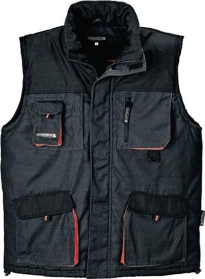Terratrend Bodywarmer 4300 - 6310 Grijs/Oranje - M