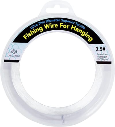 Vislijn 250m - Monofilament nylon - Transparant - Ideaal voor het ophangen van decoraties - ShopVlot