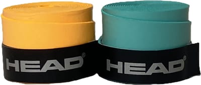 Head Tennisgrip - Overgrip - Antislip - Zweet absorberend - Tennis - Padel - Badminton - Squash - Tennisgrips - Soft - Zacht - Grip Tennis - Tennis Grip - Tennis Grip Oranje & Groen - Tennis Grip Oranje - Tennis Grip Groen - Oranje - Groen