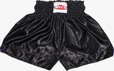Ali's Fightgear TTBE-001 - Kickboks broekje effen kleur zwart maat S kinderen