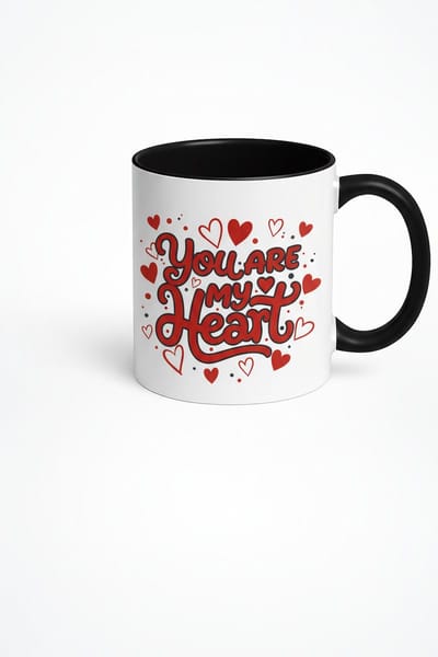 You Are My Heart Mok - Romantisch Cadeau met Hartjes Design | Valentijn & Liefdesverklaring