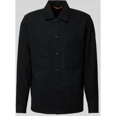 Loose fit vrijetijdsoverhemd met wol, model 'LOCKY'