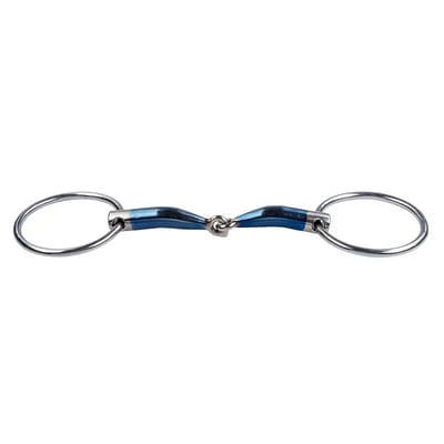 Dubbel bit voor paarden Trust Sweet Iron Loose ring locked 16