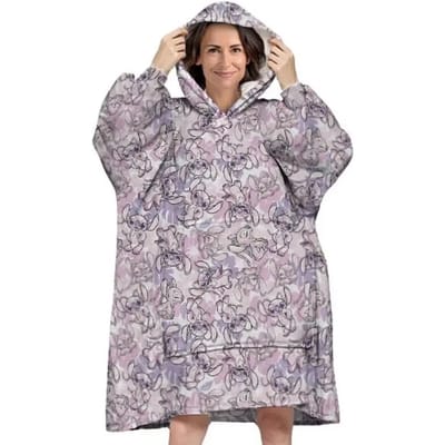 Oversized sweatshirt met capuchon Disney Stitch Angel