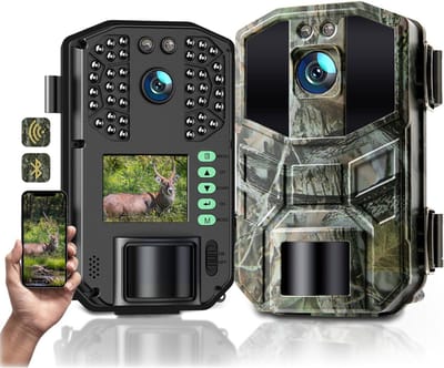 mavoa® Wildcamera - Buitencamera met nachtzicht - Buitencamera wifi met app