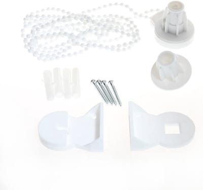 Rolgordijn Onderdelen - Rolgordijn Kit - Raamdecoratie - Verstelbare Beugels - 25mm - Wit