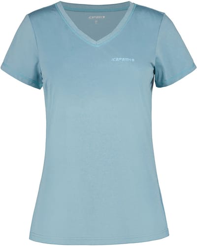 Icepeak Beasley T-shirt Met Korte Mouwen Blauw M Vrouw