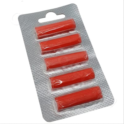 Stofzuigerverfrisser Geurstaven luchtverfrisser deodorantstick voor in de stofzuiger stofzuigerzak of stofreservoir - ROOD - 5 stuks Geurstaafjes - zoete geur