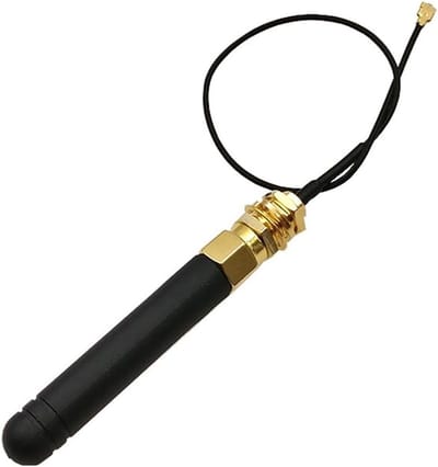 Draadloze Module Antenne - Hoge Versterking - Signaal Transmissie - Stabiel Signaal - 3dBi - Zwart