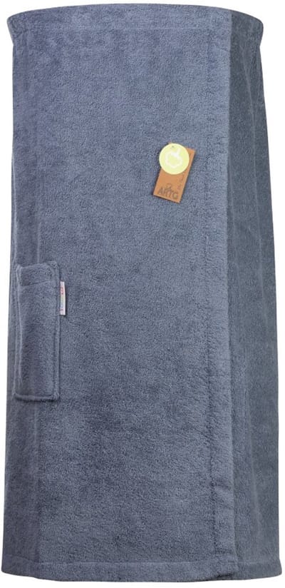 ARTG® Towelzz - Sauna Kilt - Dames - met klittenband - Spijkerstof Blauw - Jeans Blue - (tot 135 cm heupomvang)