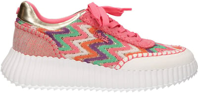 La Strada Sneaker Roze Multi Textiel - Damesschoenen - Maat - 36