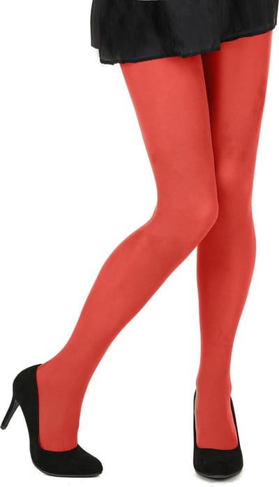 Rode panty's - Verkleedattribuut