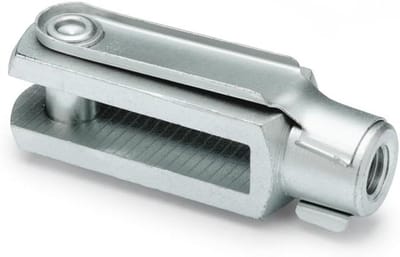 Vorkverbinding - Schakelpen - Verbinding Maken - Met Klikveer - M14 - Zilver