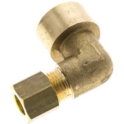 G 3/8'' x 8mm Messing L-Knelfitting 90 graden 135 Bar DIN EN 1254-2