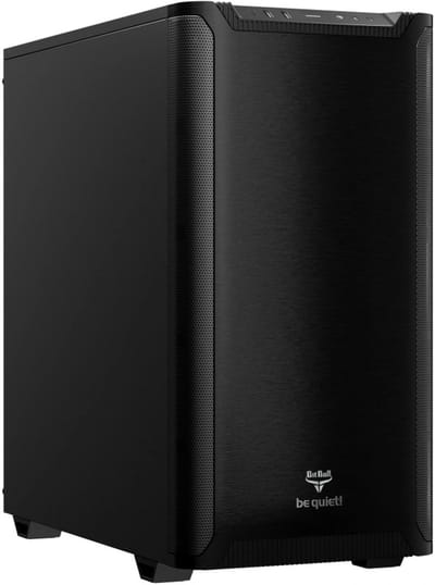 BitBull i5 10-Core Silent Performance Workstation - 14400@4.7GHz TURBO - 1TB Samsung EVO M2 SSD - 32GB DDR5 RAM - WiFi 6E|Bluetooth 5.3 - Windows 11 Professional - be quiet! Pure Base 500 Black