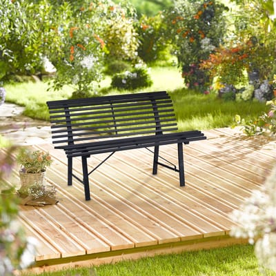 tuinbank - 2 persoons - 130 cm breed - weerbestendig - max 230 kg - staal