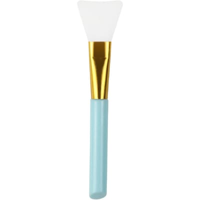Pinceau Masque Visage Silicone Doux Aluminium Applicateur Masque Facial Outils d'Application Masque Beauté BLUE GOld