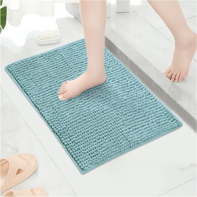 Zachte en Luxe Antislip Badmat - Absorberende Douchemattens voor Badkamer, Keuken en Slaapkamer - Wasbaar en Dikte van 60x150cm (Blauw)