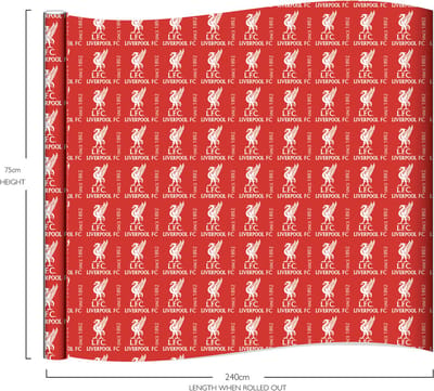 Liverpool FC - cadeaupapier - 240x70 centimeter
