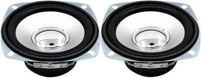 Draagbare Audio Luidspreker - Geluid Speaker Unit - Home Cinema - Full Range Geluid - 3 Inch - Zwart