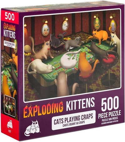 Legpuzzel Katten - Familie Puzzel - Ontspanningsspel - 500 Stukjes - 48.9 x 67.6 cm - Multi