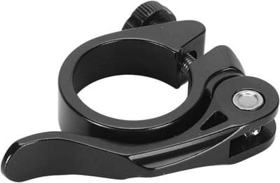 Fietszadelpenklem - Zadelpenklem Fiets - Zadel Verstellen - Snelsluiting - 31.8 mm - Zwart