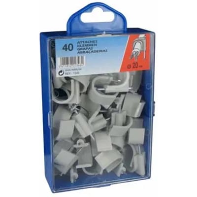 Reddy Clips 20mm Grijs 40st.