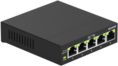ApexArte® Netwerk Switch - Netwerk Splitter - Unmanaged