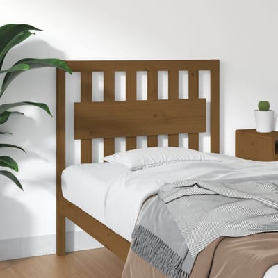 vidaXL - Hoofdbord - 95,5x4x100 - cm - massief - grenenhout - honingbruin