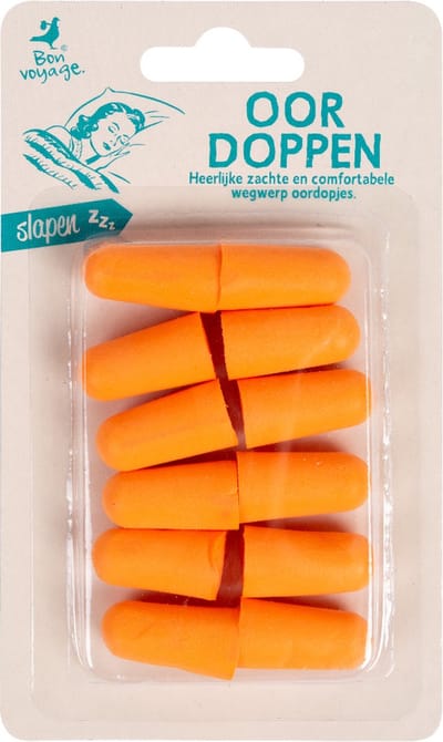 Oordoppen Foam 6 Paar - tegen geluid