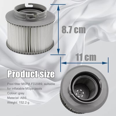 Filter Geschikt voor opblaasbare MSpa-zwembaden FD2089 1 Pack