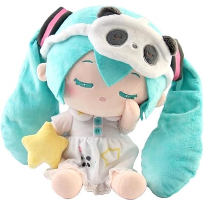 Environ 30 cm Série Hatsune Miku Dessin Animé Peluche Poupée Peluche Anime Mignonne Hatsune Poupée Peluche Périphérique Jouet Cadeaux d'Anniversaire pour Enfants About 30cm 0.4kg beige