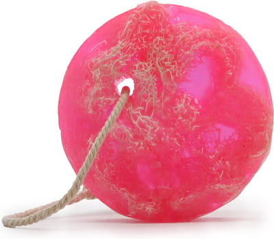 Fruitige Scrub Zeep - Kauwgom - Aan Een Touwtje - 150 Gram