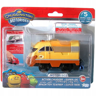 Chuggington Motorized Trein - Gele Lokomotief met Geluid