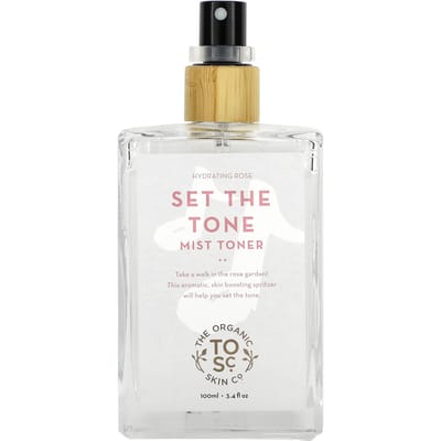 The Organic Skin Co., Définir le Ton, Brume Tonique, Hydratante Rose, 100 ml (3,4 fl oz) white