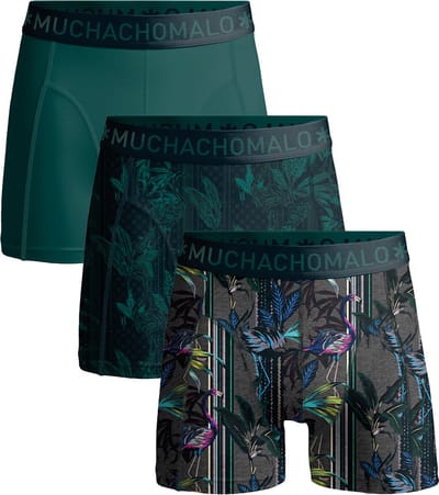 Muchachomalo Heren Boxershorts – 3 Pack – Maat XL – 95% Katoen – Mannen Onderbroeken