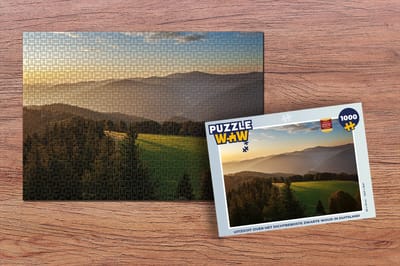 Puzzel Uitzicht over het dichtbeboste Zwarte Woud in Duitsland - Legpuzzel - Puzzel 1000 stukjes volwassenen