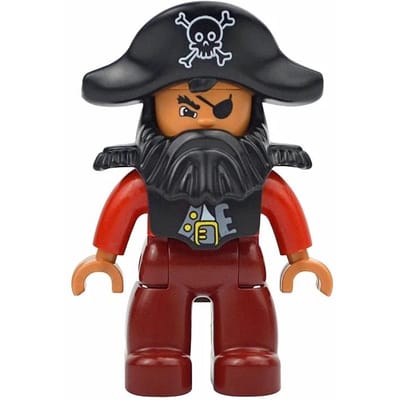 Poupées de Grande Dimension Blocs de Construction Figures Familiales Fermier Princesse Pirate Ouvrier Police Personnages Larges Briques Compatibles Jouets Duploes