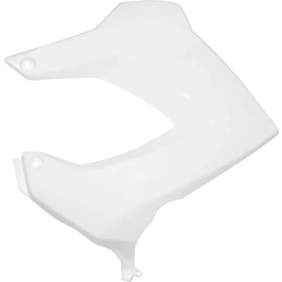 Linkerschep p2r voor derbi 50 senda motorfiets 1994 tot 2010 glanzend wit nieuw