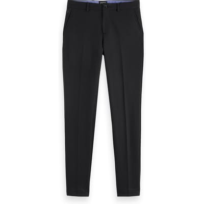 Scotch & Soda Mott - Tailored Jersey Yarn-dyed Chino Black Größe: W31L30 | Chinos Outlet | Herren | Schwarz