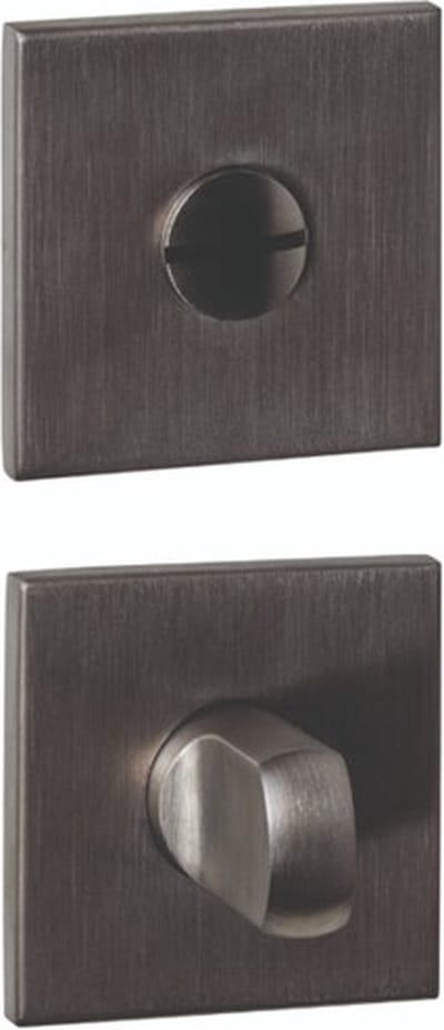 Intersteel WC-sluiting verdekt 53x53x6mm met stift 6-8mm PVD antraciet