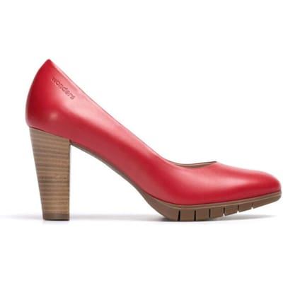 Wonders Macy - dames pump - Rood - maat 36 (EU) 3 (UK)