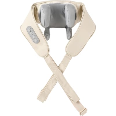20W Draadloze Massager Verlichting Massage Trapezius Spier Ontspanning Diepe Shiatsu Gesimuleerde Menselijke Hand Kneden Nek Elektrisch gray